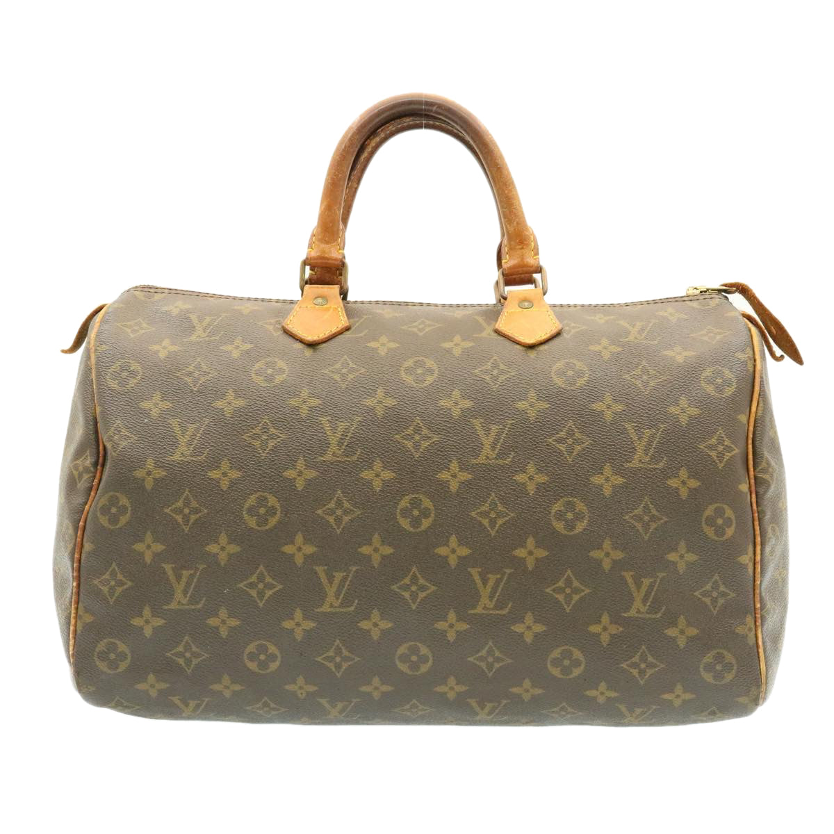 LOUIS VUITTON Monogram Speedy 35 Handbag M41524 LV Auth jk476