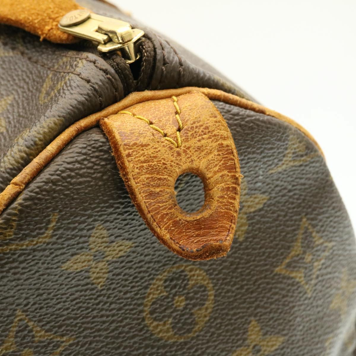 LOUIS VUITTON Monogram Speedy 35 Handbag M41524 LV Auth jk476