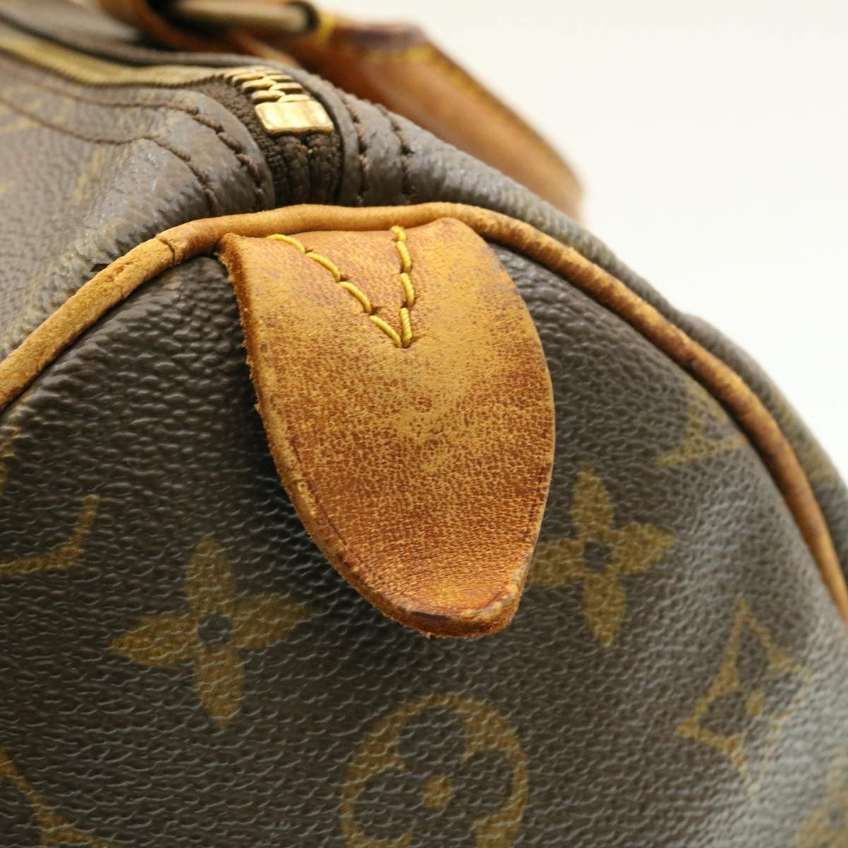 LOUIS VUITTON Monogram Speedy 35 Handbag M41524 LV Auth jk476