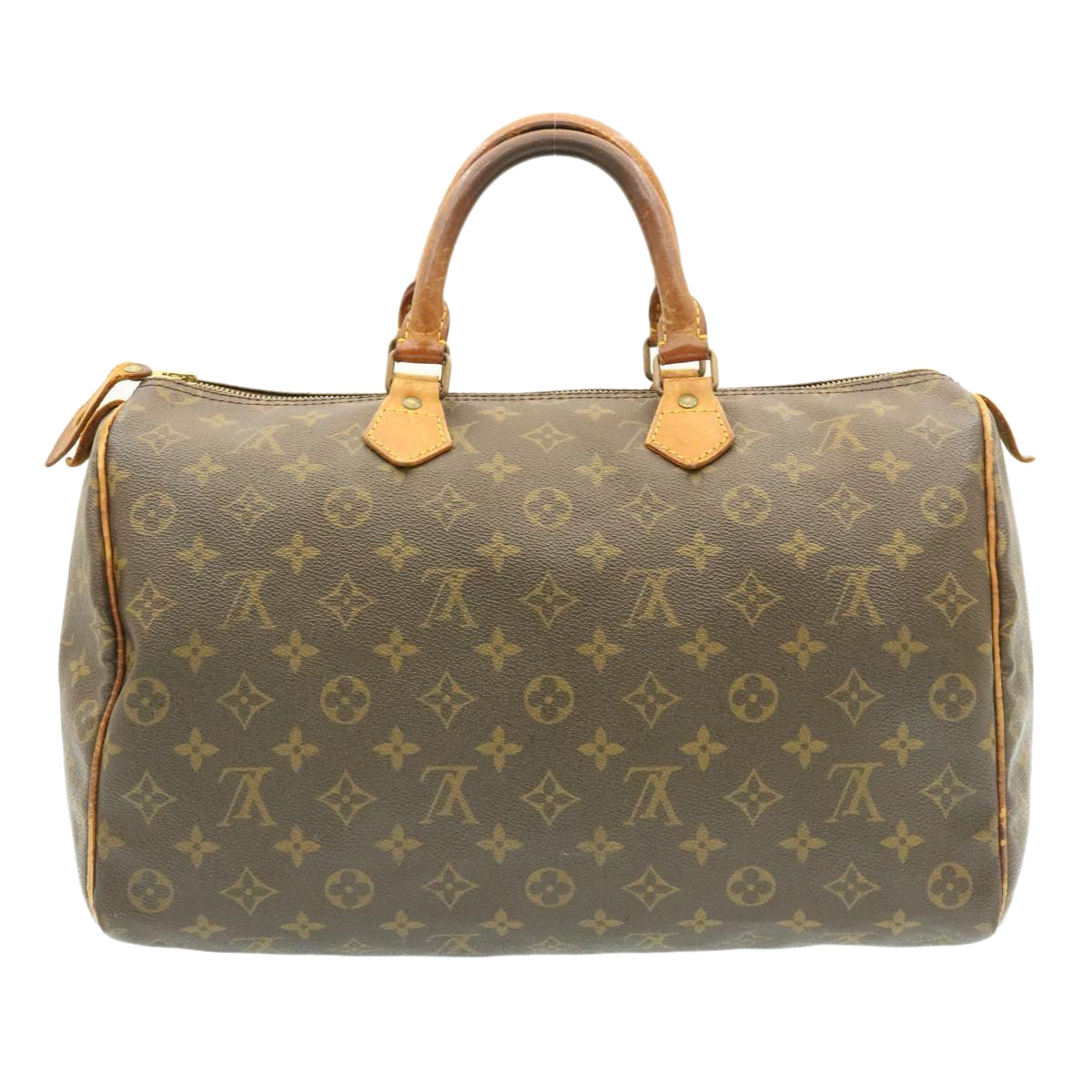 LOUIS VUITTON Monogram Speedy 35 Handbag M41524 LV Auth jk476