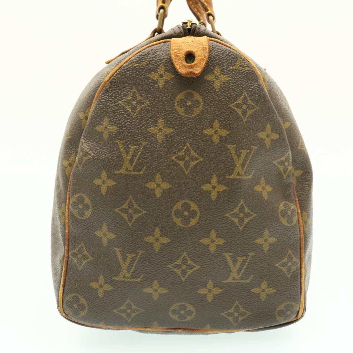 LOUIS VUITTON Monogram Speedy 35 Handbag M41524 LV Auth jk476