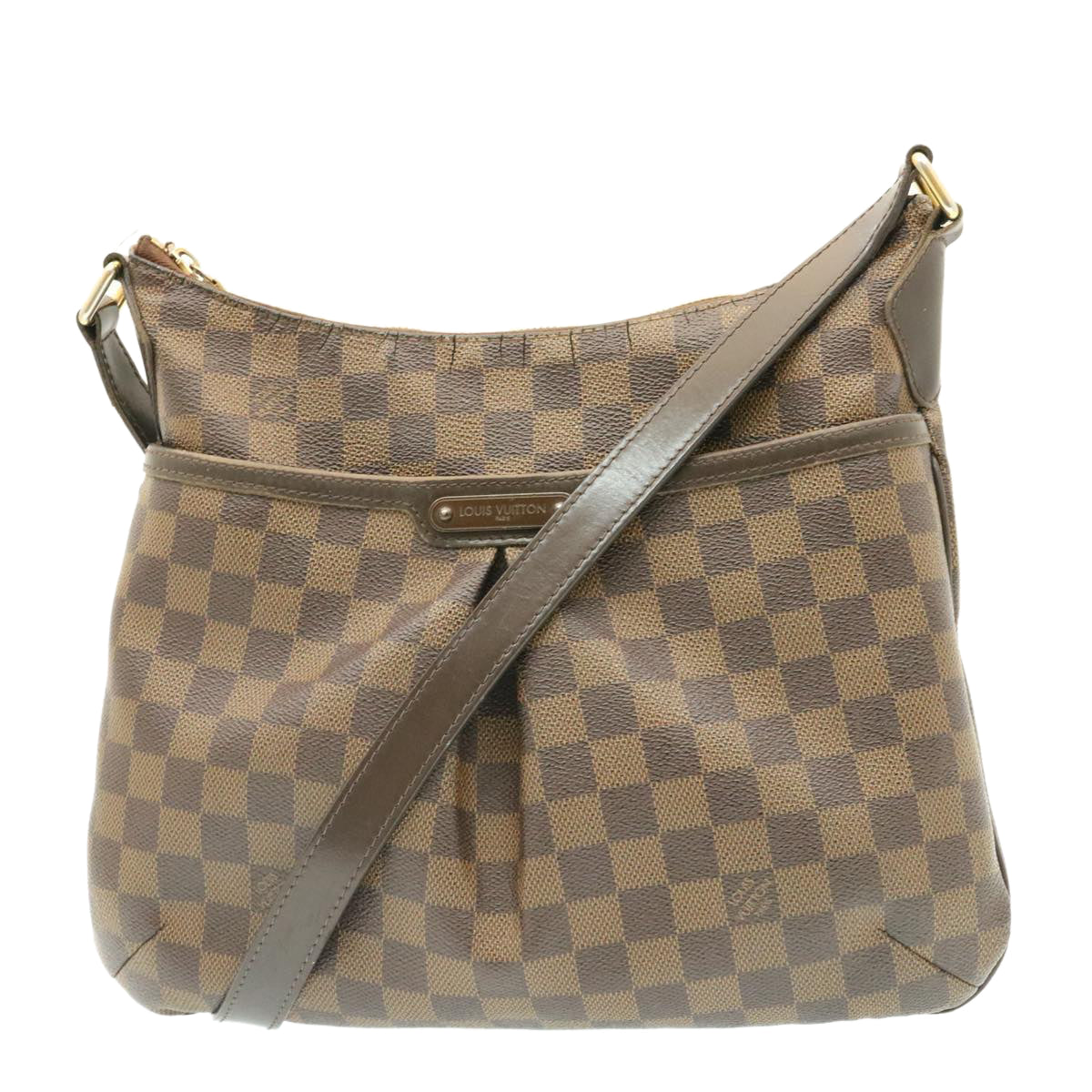 LOUIS VUITTON Damier Ebene Bloomsbury PM Shoulder Bag N42251 LV Auth jk506