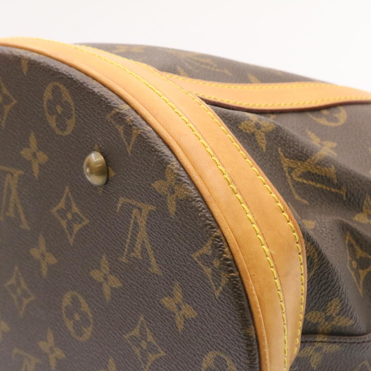 LOUIS VUITTON Monogram Bucket GM Shoulder Bag M42236 LV Auth jk536