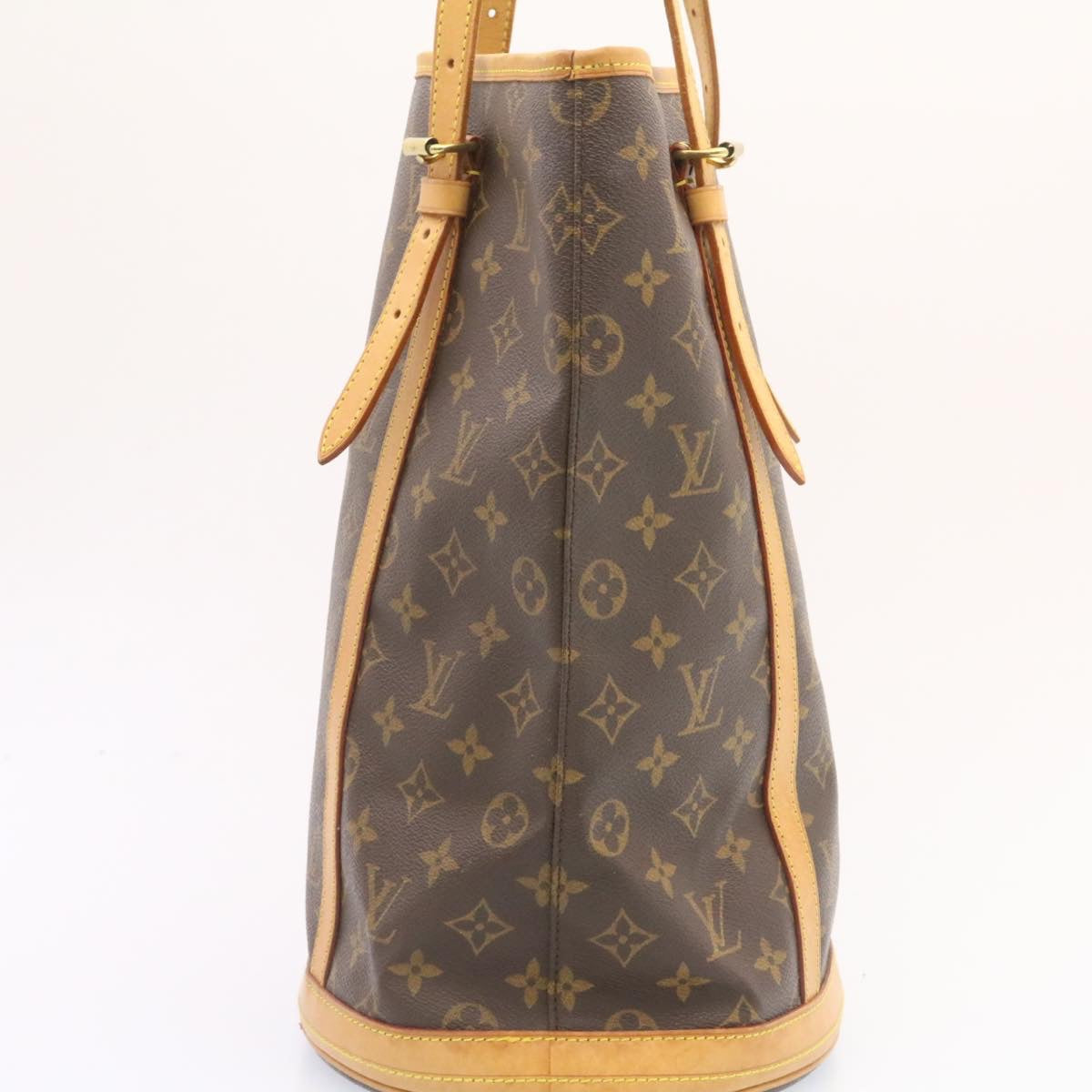 LOUIS VUITTON Monogram Bucket GM Shoulder Bag M42236 LV Auth jk536