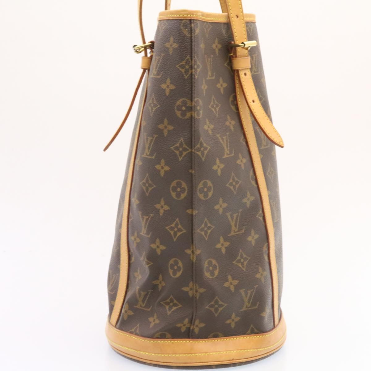 LOUIS VUITTON Monogram Bucket GM Shoulder Bag M42236 LV Auth jk536