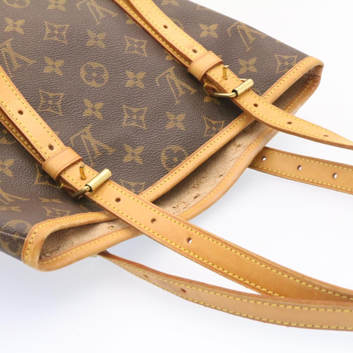 LOUIS VUITTON Monogram Bucket GM Shoulder Bag M42236 LV Auth jk536