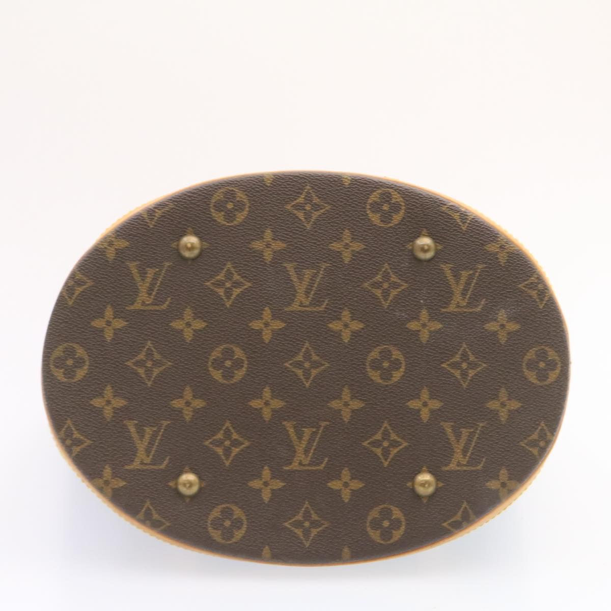 LOUIS VUITTON Monogram Bucket GM Shoulder Bag M42236 LV Auth jk536