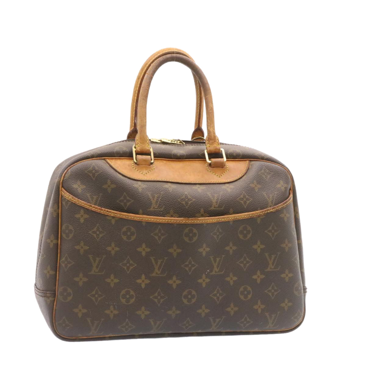 LOUIS VUITTON Monogram Deauville Hand Bag M47270 LV Auth jk540