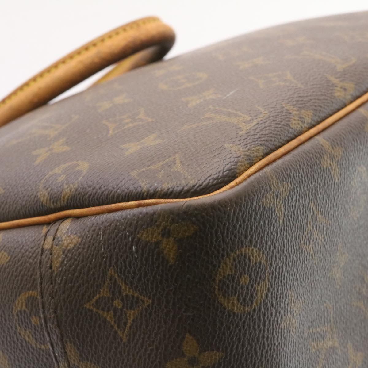 LOUIS VUITTON Monogram Deauville Hand Bag M47270 LV Auth jk540