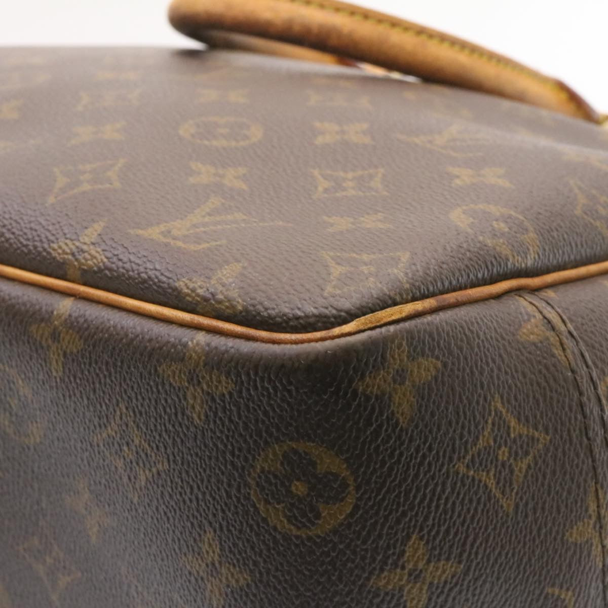 LOUIS VUITTON Monogram Deauville Hand Bag M47270 LV Auth jk540