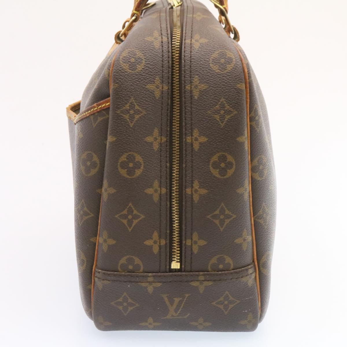 LOUIS VUITTON Monogram Deauville Hand Bag M47270 LV Auth jk540