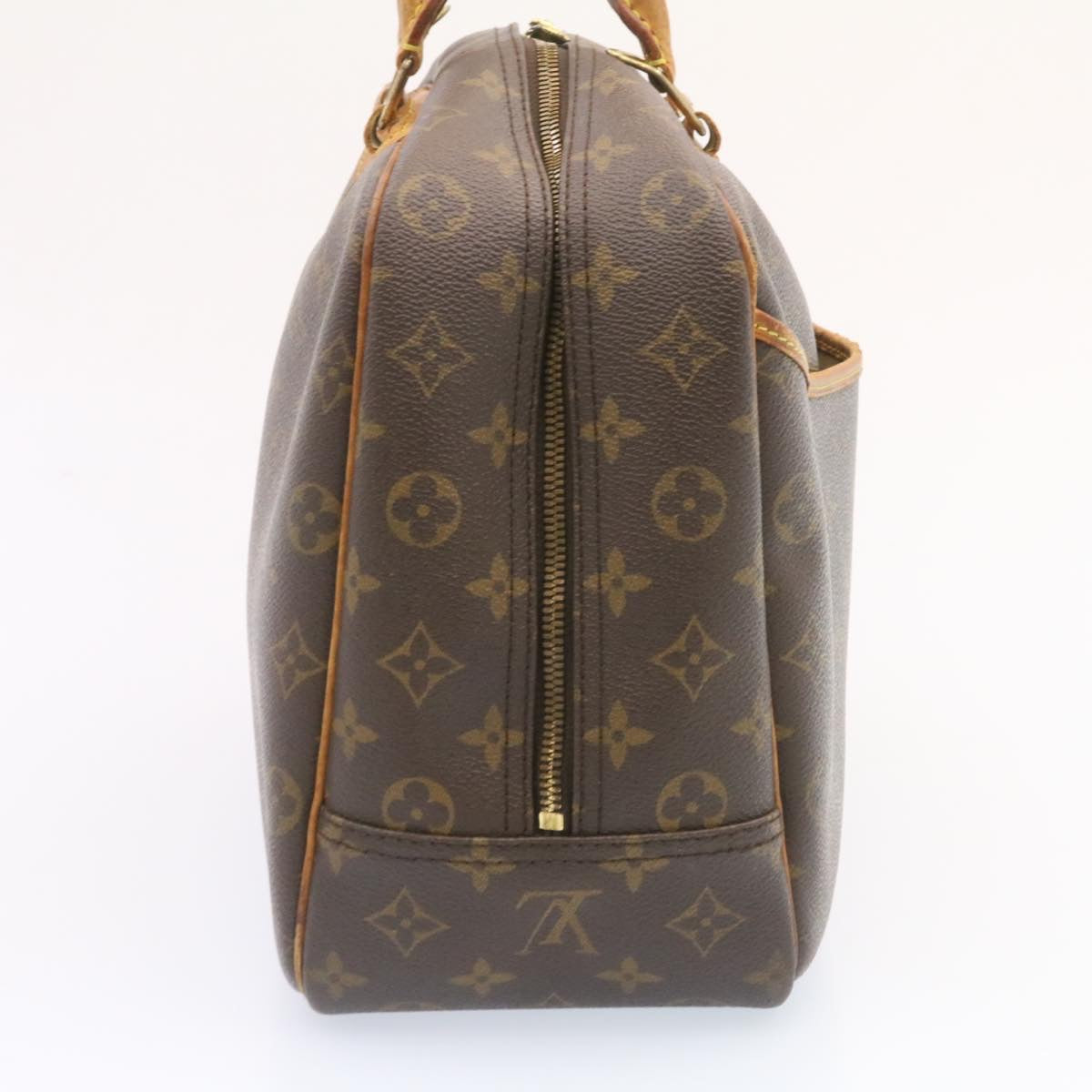 LOUIS VUITTON Monogram Deauville Hand Bag M47270 LV Auth jk540