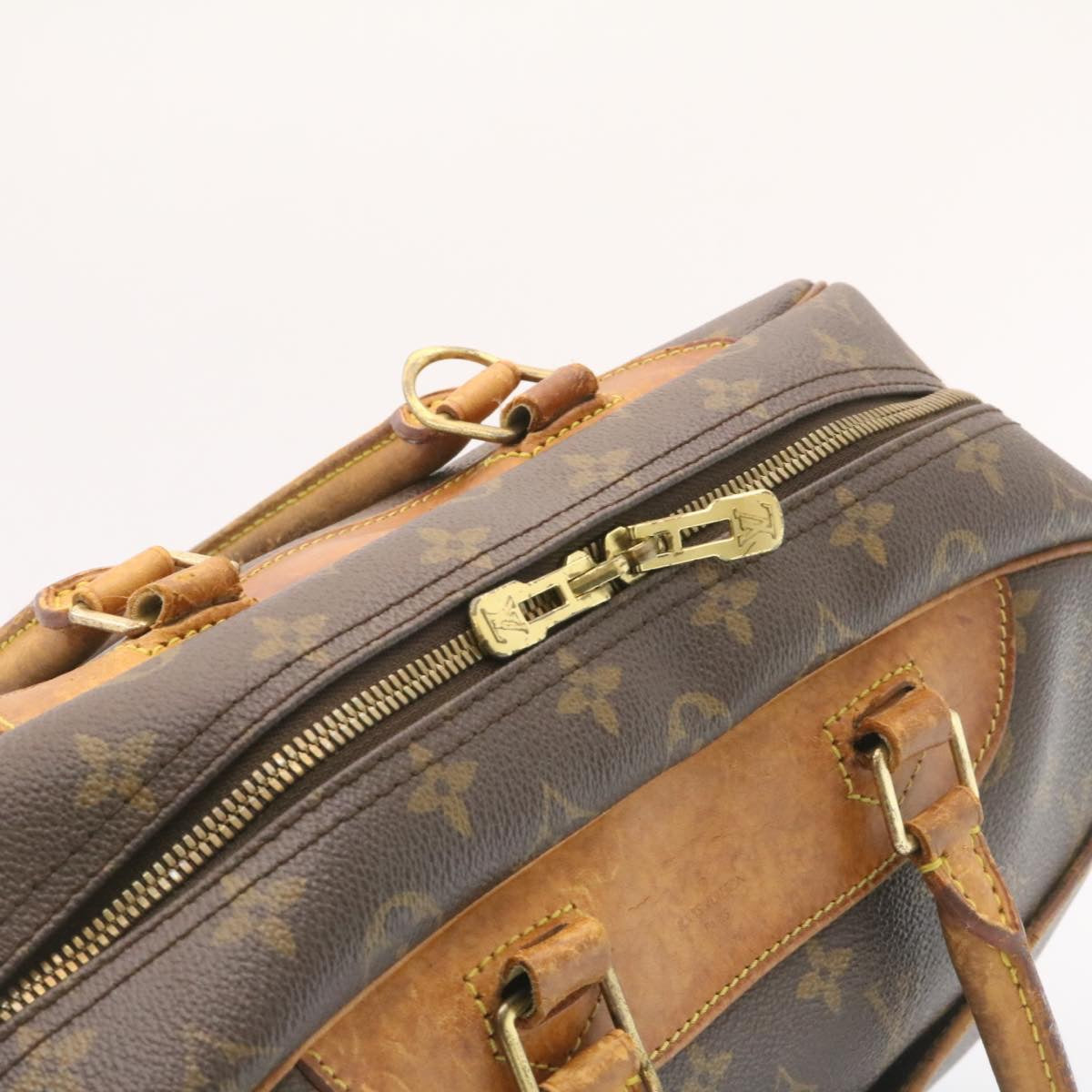 LOUIS VUITTON Monogram Deauville Hand Bag M47270 LV Auth jk540