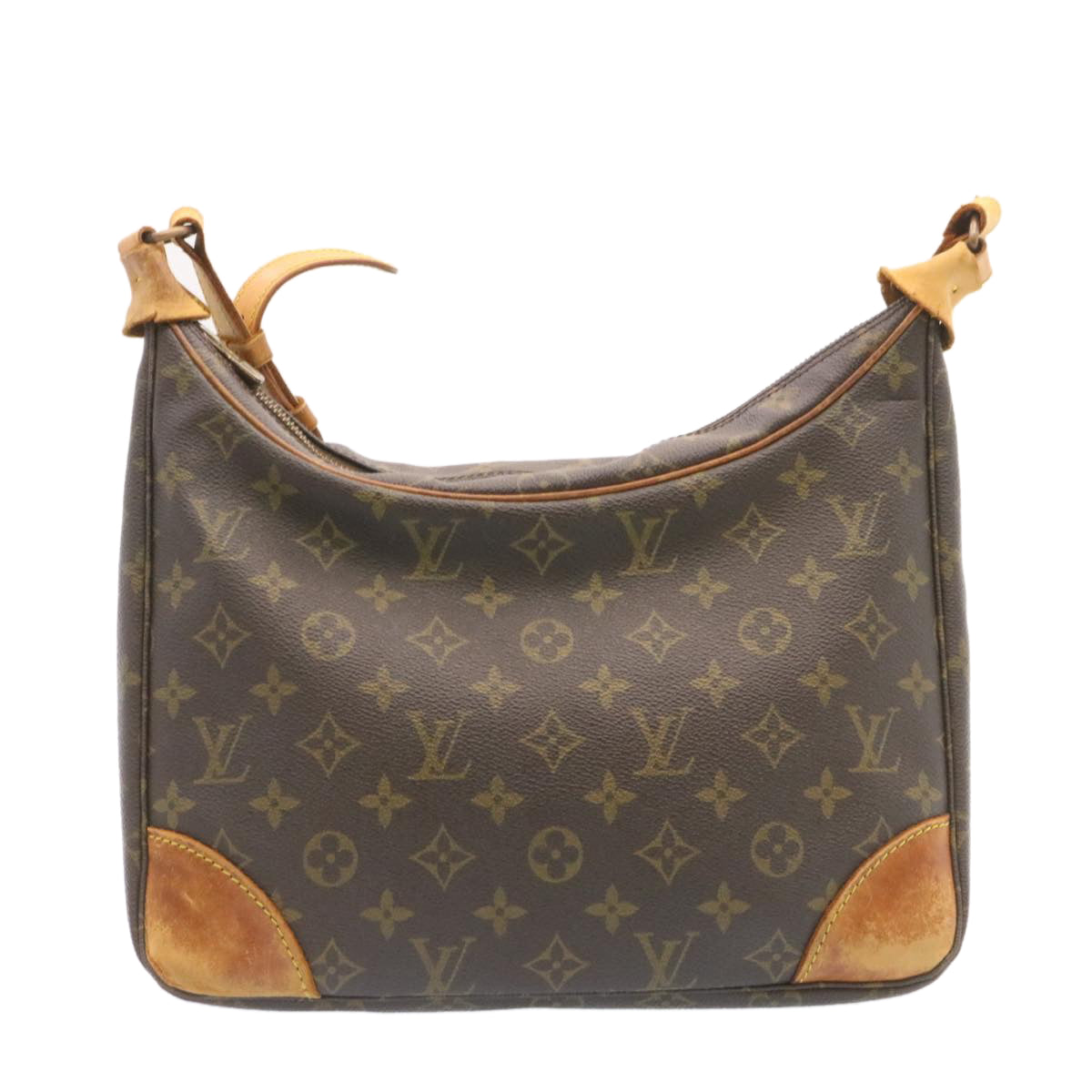 LOUIS VUITTON Monogram Boulogne 30 Shoulder Bag M51265 LV Auth jk554