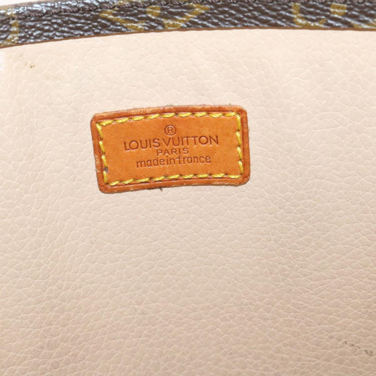 LOUIS VUITTON Monogram Sac Plat Hand Bag M51140 LV Auth jk628
