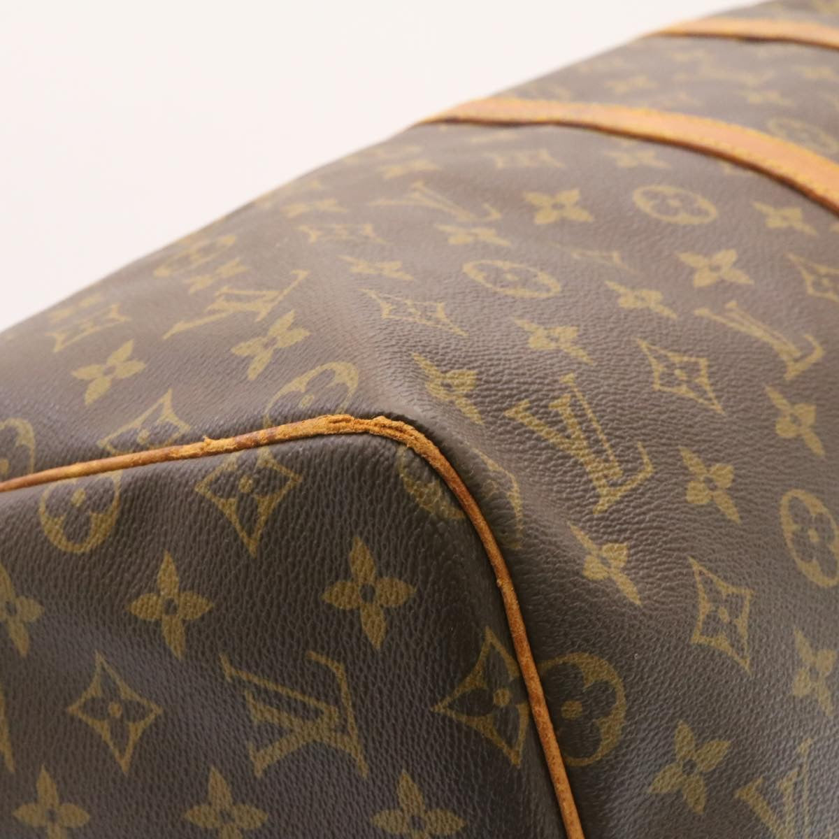 LOUIS VUITTON Monogram Keepall Bandouliere 55 Boston Bag M41414 LV Auth jk638