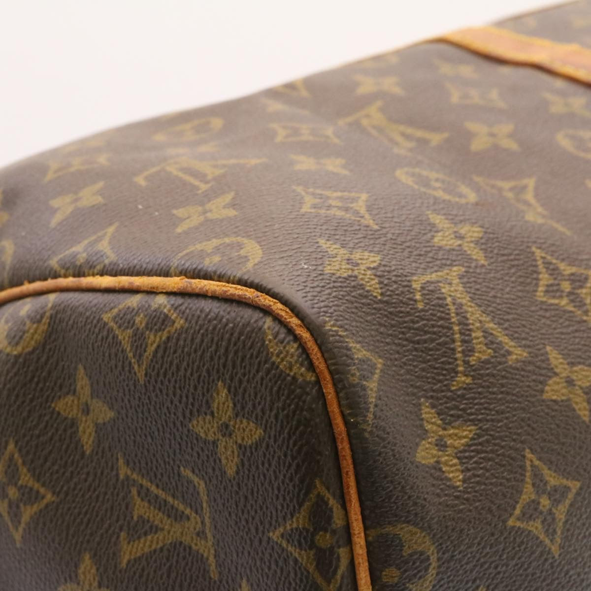 LOUIS VUITTON Monogram Keepall Bandouliere 55 Boston Bag M41414 LV Auth jk638