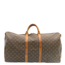 LOUIS VUITTON Monogram Keepall Bandouliere 55 Boston Bag M41414 LV Auth jk638-2
