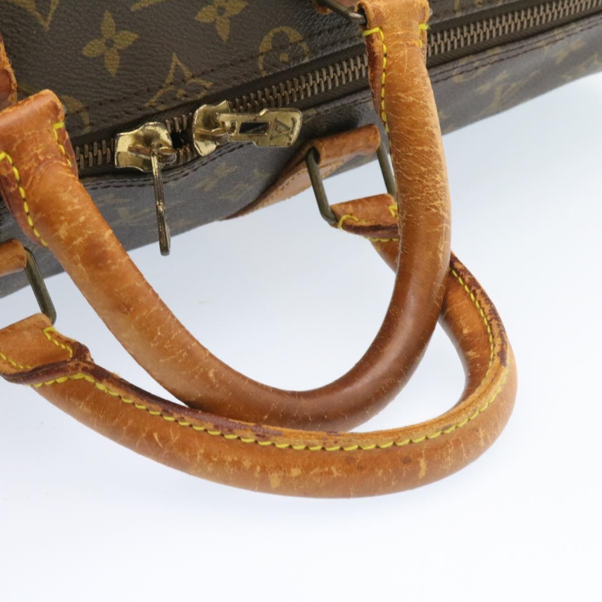 LOUIS VUITTON Monogram Keepall Bandouliere 55 Boston Bag M41414 LV Auth jk638