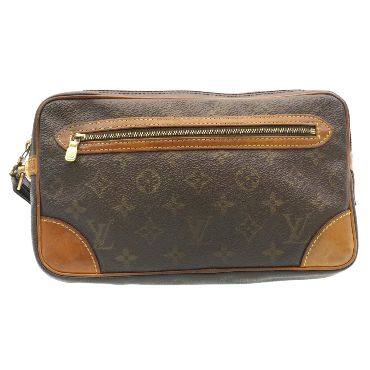 LOUIS VUITTON Monogram Marly Dragonne GM Clutch Bag M51825 LV Auth jk661