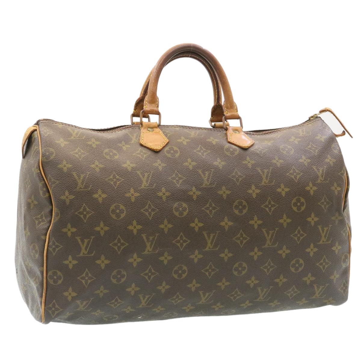 LOUIS VUITTON Monogram Speedy 40 Hand Bag M41522 LV Auth jk668