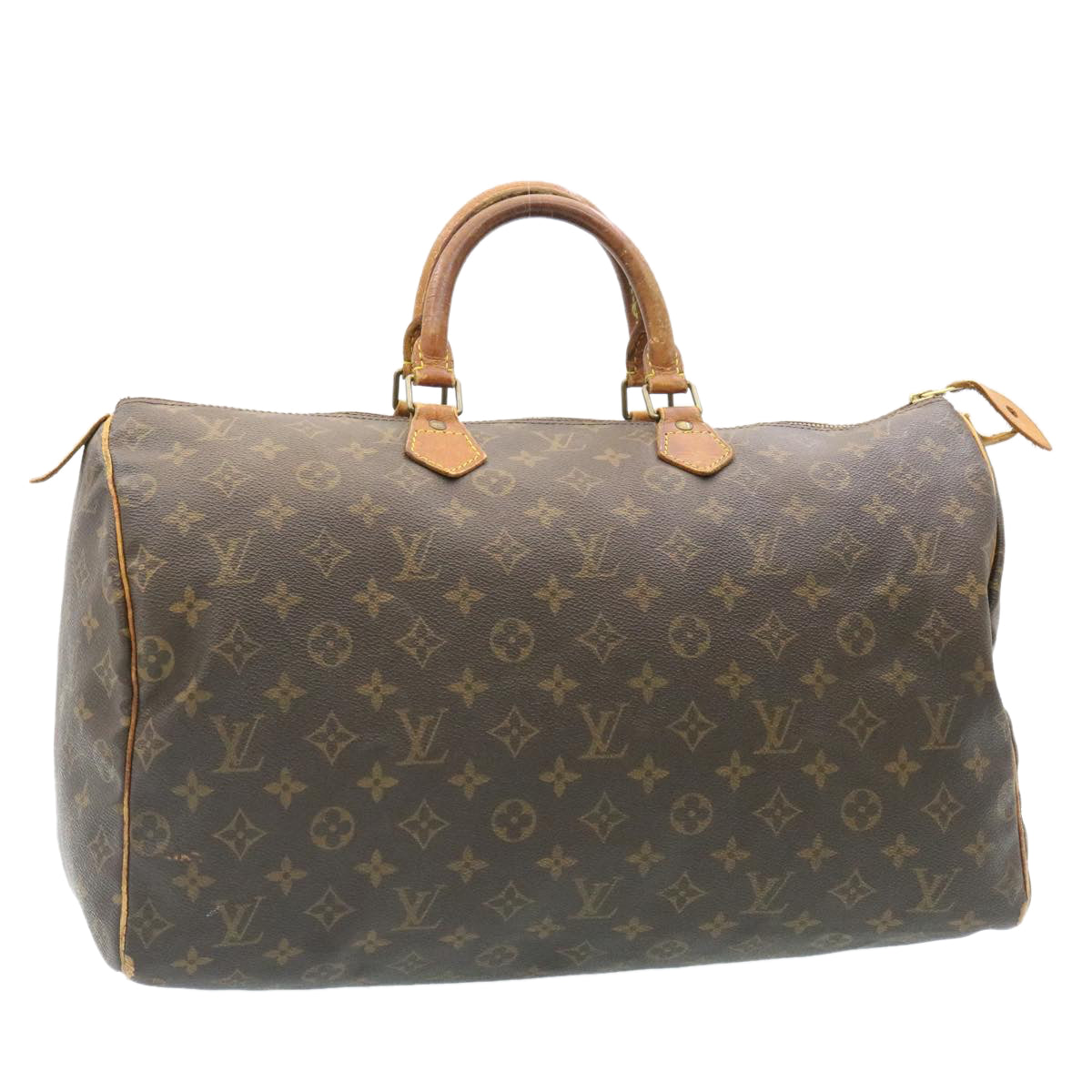 LOUIS VUITTON Monogram Speedy 40 Hand Bag M41522 LV Auth jk690