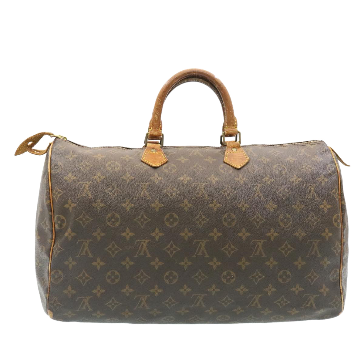 LOUIS VUITTON Monogram Speedy 40 Hand Bag M41522 LV Auth jk690