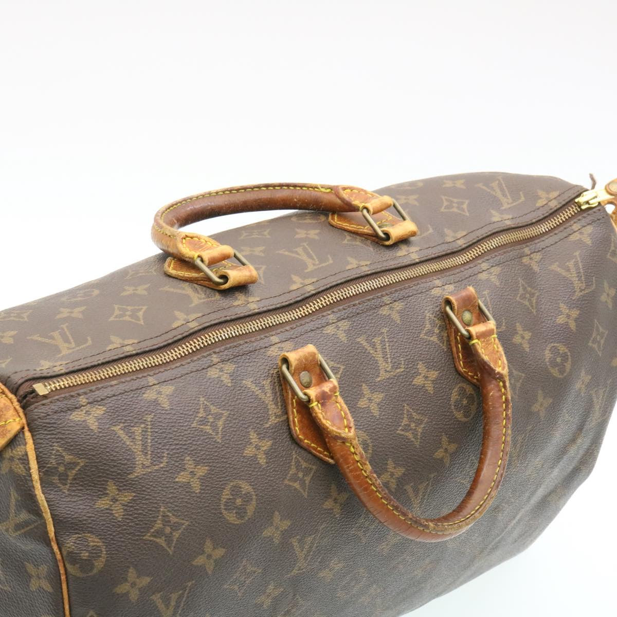 LOUIS VUITTON Monogram Speedy 40 Hand Bag M41522 LV Auth jk690