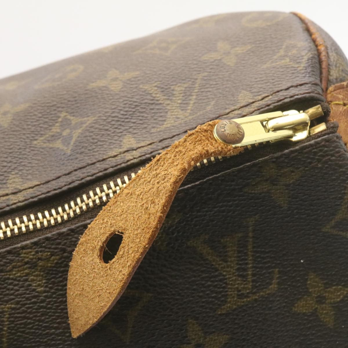 LOUIS VUITTON Monogram Speedy 40 Hand Bag M41522 LV Auth jk755