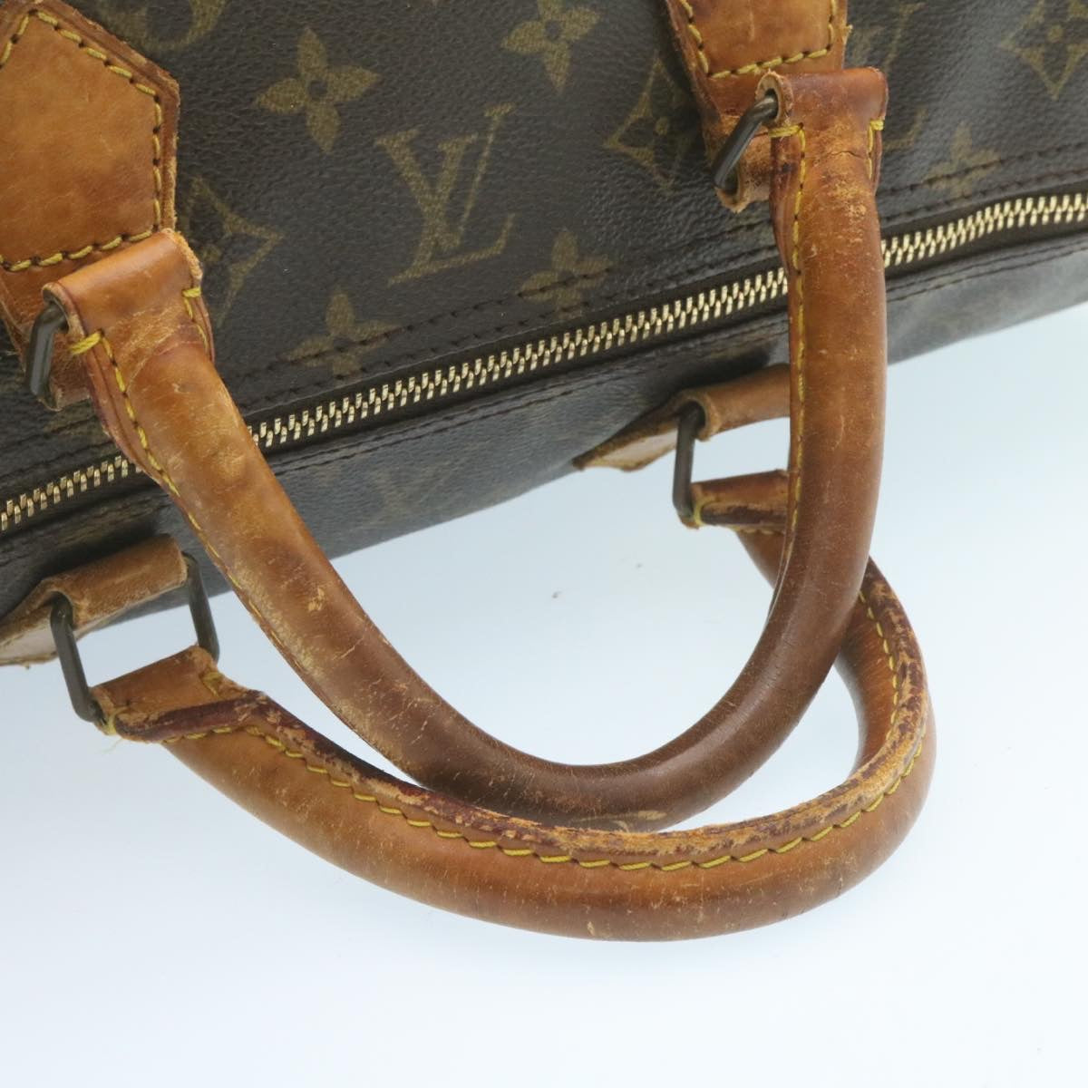 LOUIS VUITTON Monogram Speedy 40 Hand Bag M41522 LV Auth jk755