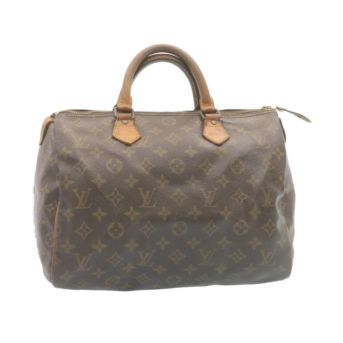 LOUIS VUITTON Monogram Speedy 30 Hand Bag M41526 LV Auth jk762