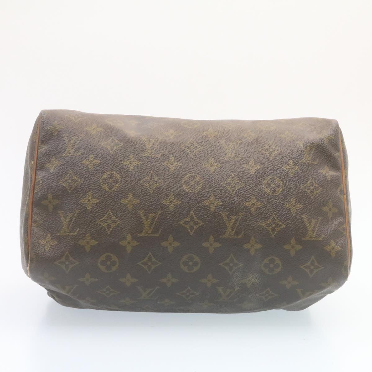 LOUIS VUITTON Monogram Speedy 30 Hand Bag M41526 LV Auth jk762