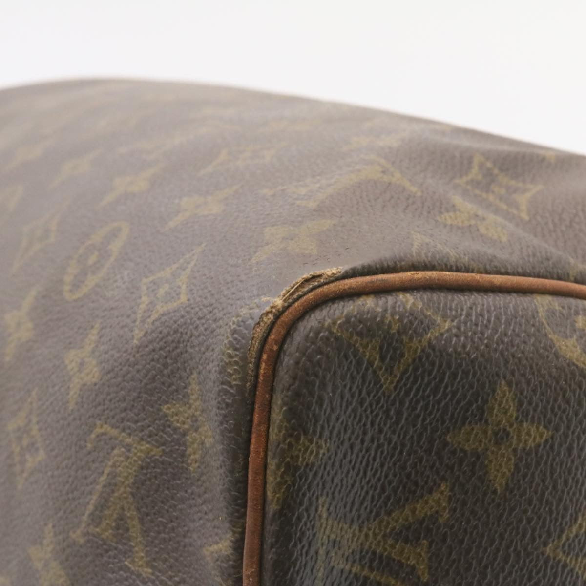 LOUIS VUITTON Monogram Speedy 30 Hand Bag M41526 LV Auth jk762