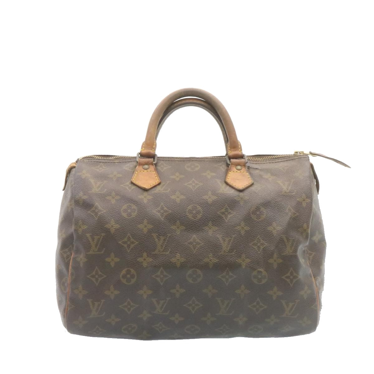 LOUIS VUITTON Monogram Speedy 30 Hand Bag M41526 LV Auth jk762