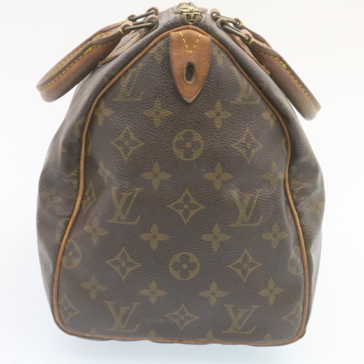 LOUIS VUITTON Monogram Speedy 30 Hand Bag M41526 LV Auth jk762