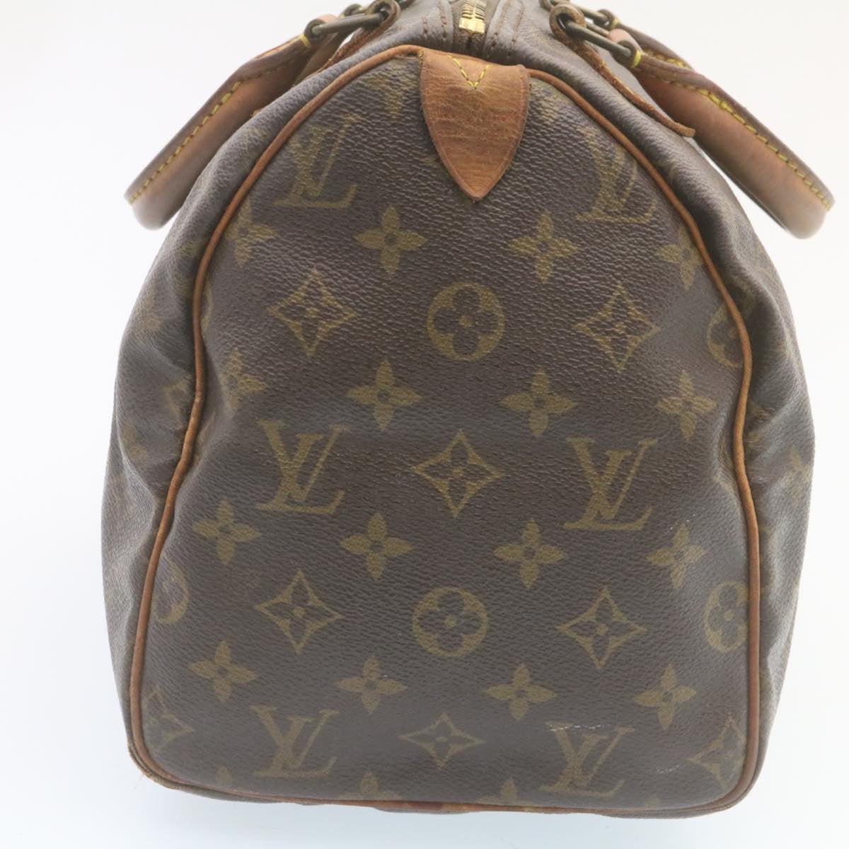 LOUIS VUITTON Monogram Speedy 30 Hand Bag M41526 LV Auth jk762