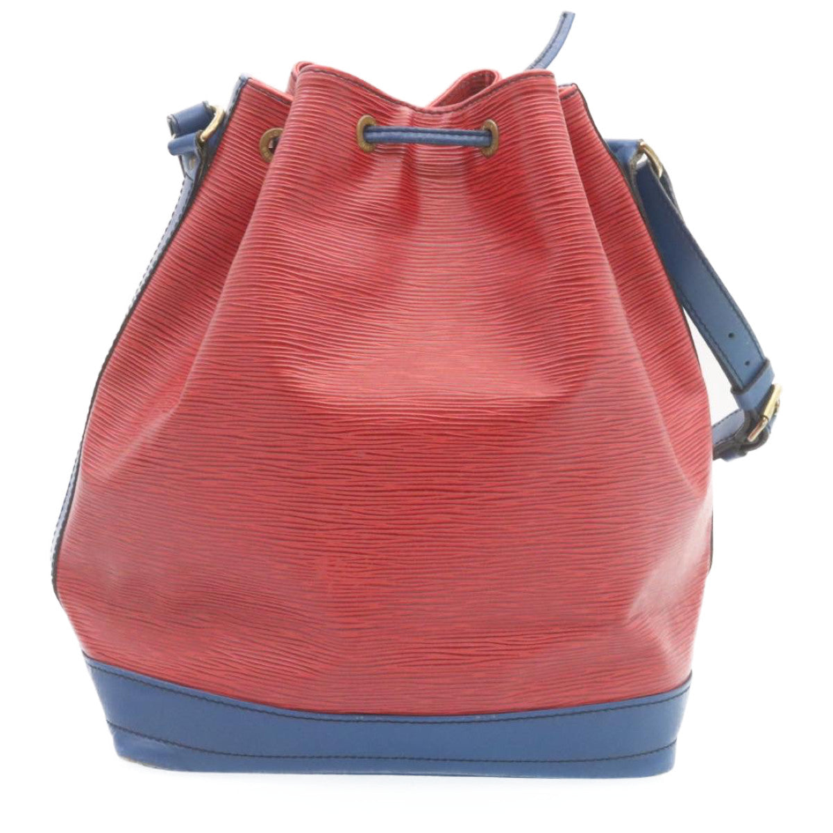 LOUIS VUITTON Epi Noe Bicolor Shoulder Bag Blue Red M44084 LV Auth jk796