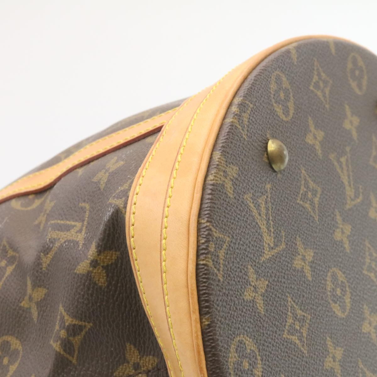 LOUIS VUITTON Monogram Bucket GM Shoulder Bag M42236 LV Auth jk889