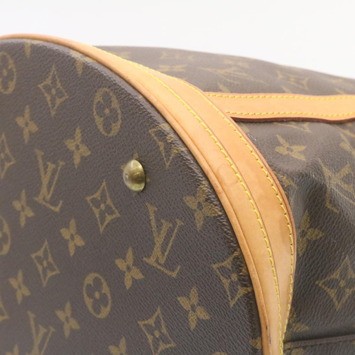 LOUIS VUITTON Monogram Bucket GM Shoulder Bag M42236 LV Auth jk889