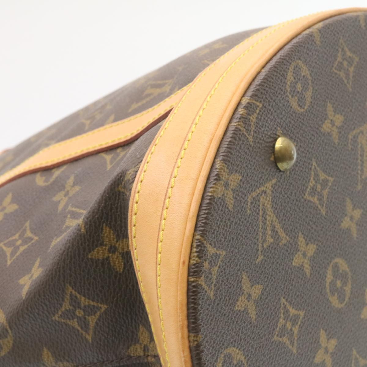 LOUIS VUITTON Monogram Bucket GM Shoulder Bag M42236 LV Auth jk889