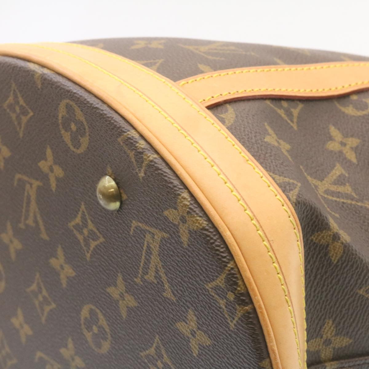 LOUIS VUITTON Monogram Bucket GM Shoulder Bag M42236 LV Auth jk889