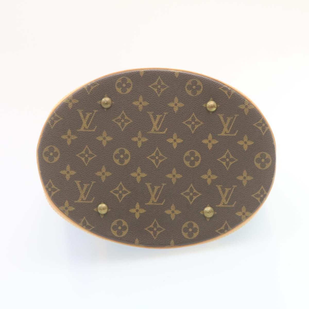 LOUIS VUITTON Monogram Bucket GM Shoulder Bag M42236 LV Auth jk889