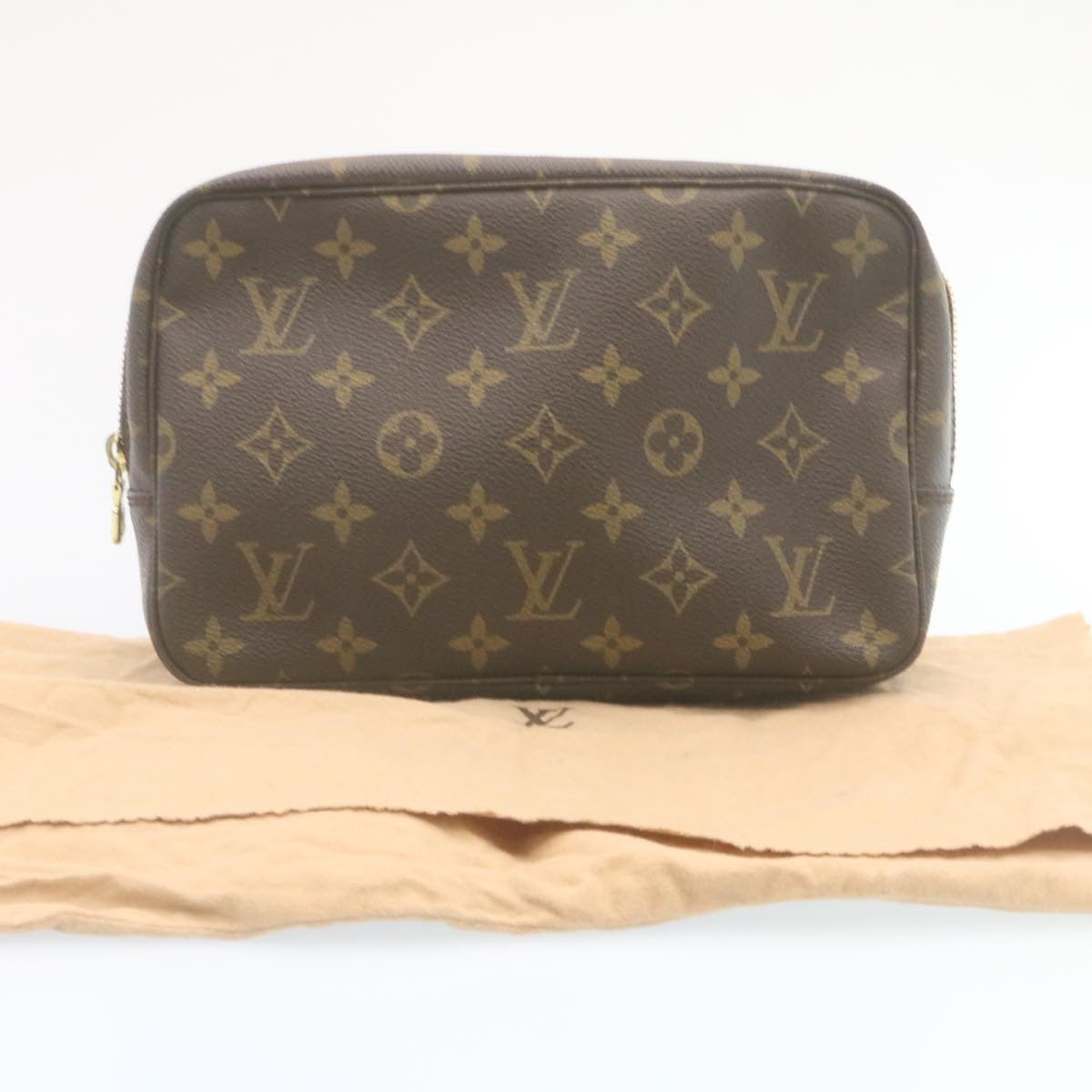 LOUIS VUITTON Monogram Trousse Toilette 23 Clutch Bag M47524 LV Auth jk933