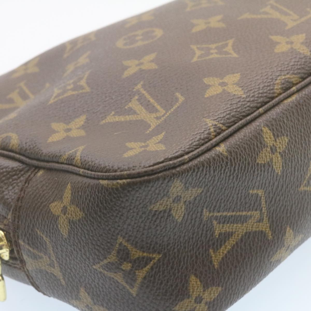 LOUIS VUITTON Monogram Trousse Toilette 23 Clutch Bag M47524 LV Auth jk933