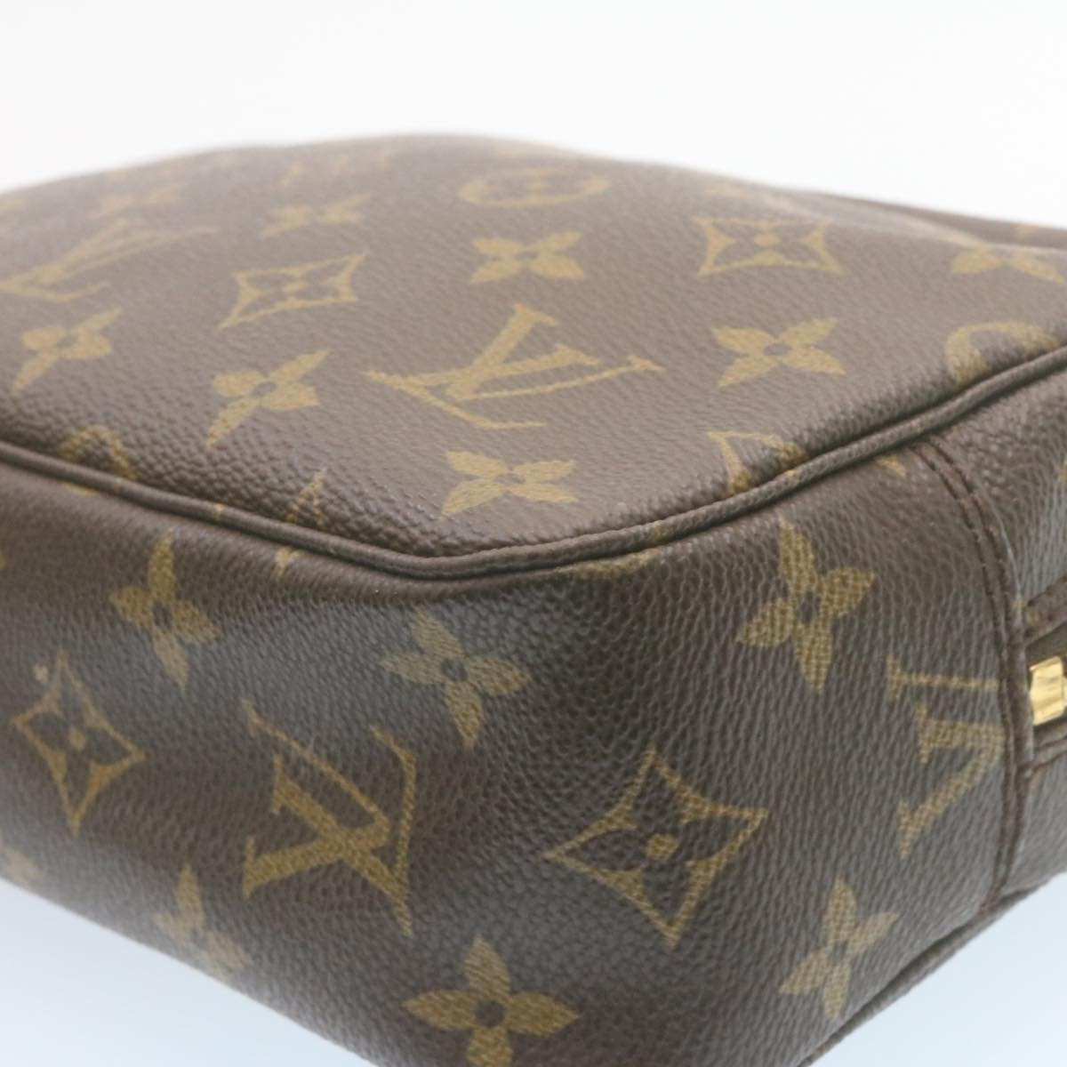 LOUIS VUITTON Monogram Trousse Toilette 23 Clutch Bag M47524 LV Auth jk933