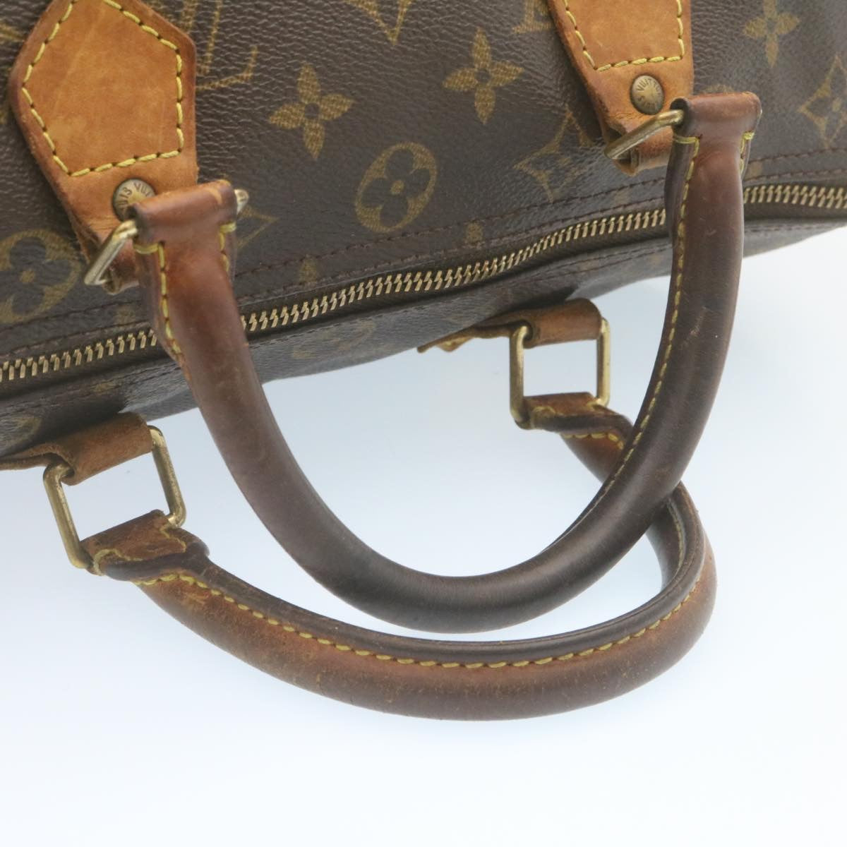 LOUIS VUITTON Monogram Speedy 30 Hand Bag M41526 LV Auth jk942