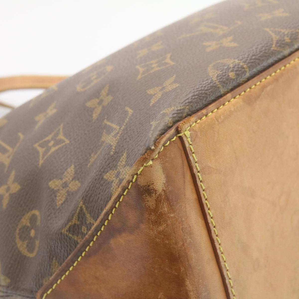 LOUIS VUITTON Monogram Cabas Piano Tote Bag M51148 LV Auth jk989