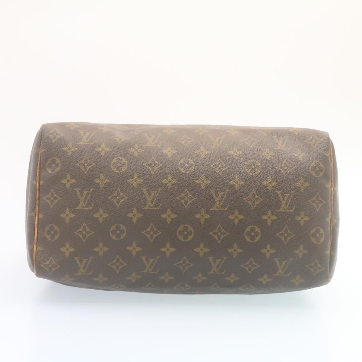 LOUIS VUITTON Monogram Speedy 35 Hand Bag M41524 LV Auth jk991