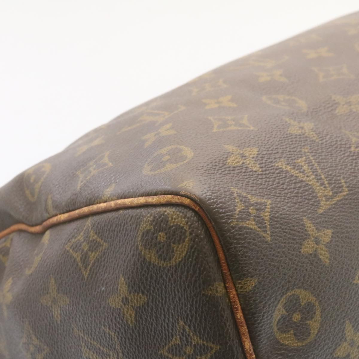 LOUIS VUITTON Monogram Speedy 35 Hand Bag M41524 LV Auth jk991