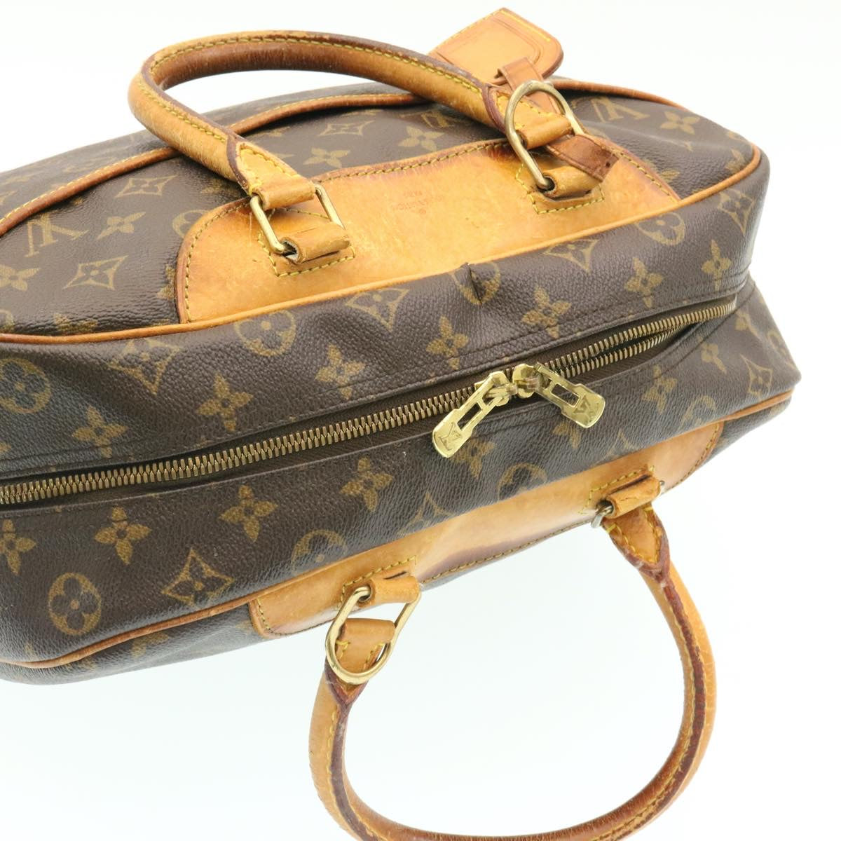 LOUIS VUITTON Monogram Deauville Hand Bag M47270 LV Auth ki1069